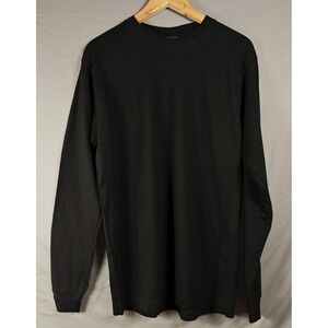 Men's Vintage Flying‎ Horse Long Sleeve Crew neck Tshirt Cuff Sleeves Cotton M